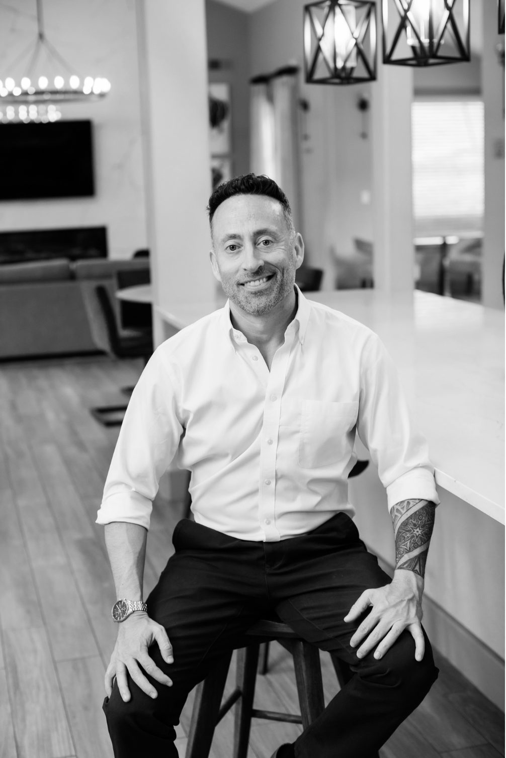 Adam Snyder, senior recruiter, conducting the screening interview